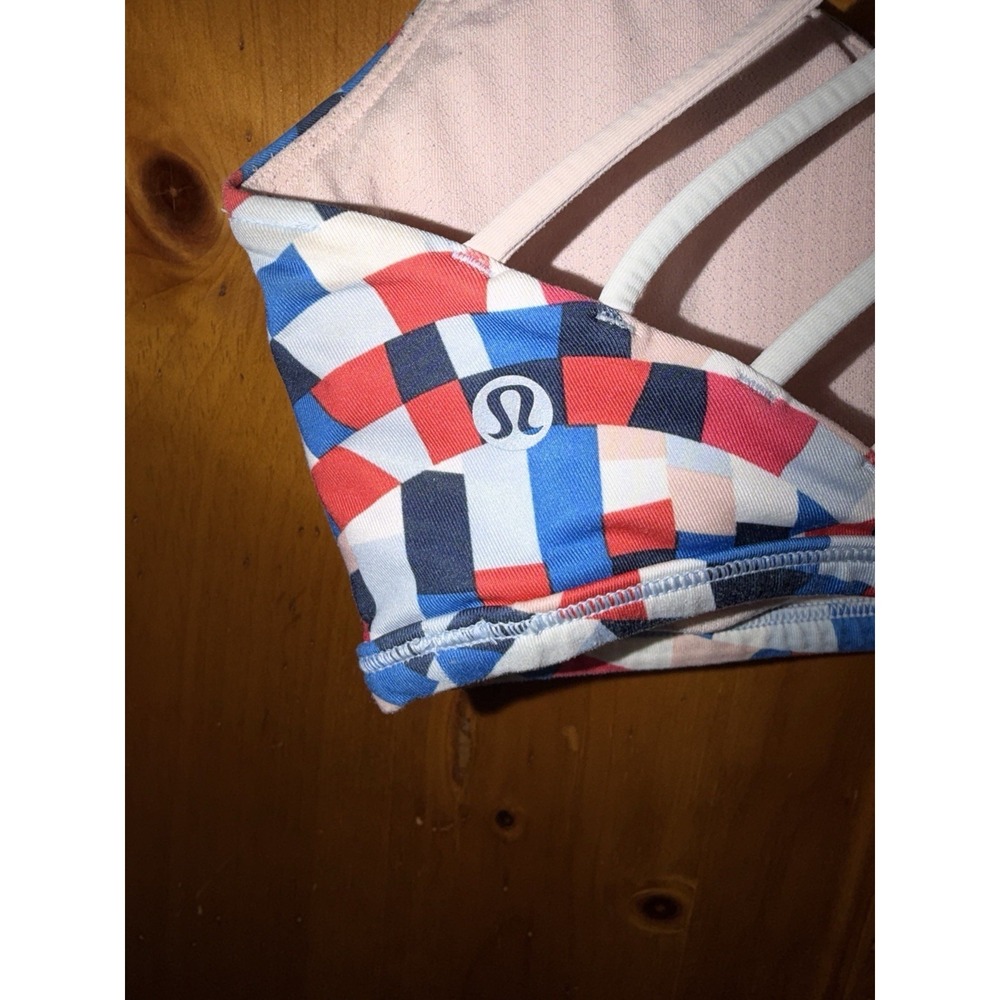 Lululemon Free To Be Wild Sports Bra Racerback Strappy Women's 10 Yoga Running - Picture 5 of 7